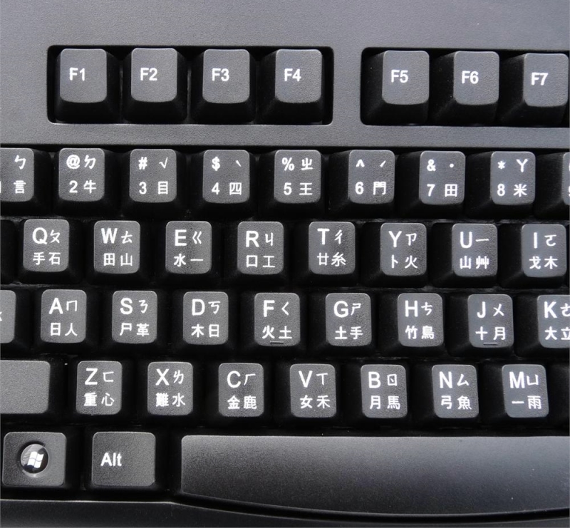 Китайская клавиатура для ввода графем