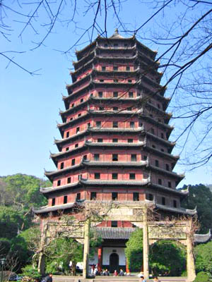 китайские пагоды - пагода шести гармоний Люхэ