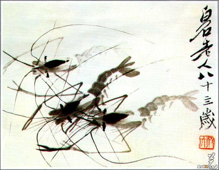 китайская живопись - Ци Байши
