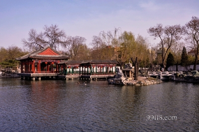 Озеро, парк Дагуаньюань