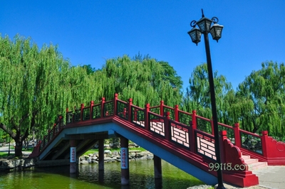 Мост, парк Юаньминъюань