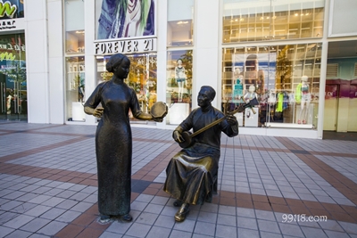 Скульптура, улица Ванфуцзин