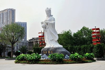 Статуя, Древняя улица, Тяньцзинь