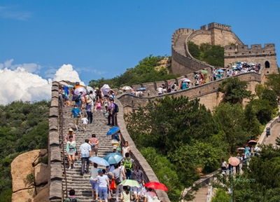 Туристы, Бадалин, Великая китайская стена, Пекин