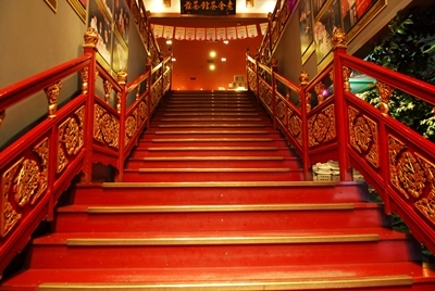 Лестница, чайный домик Лао Шэ