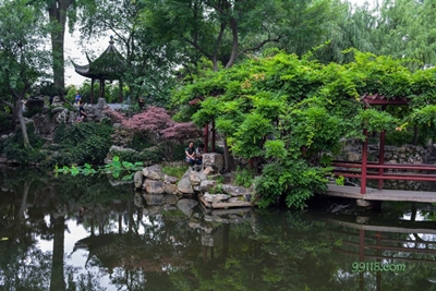 Сад, город Сучжоу