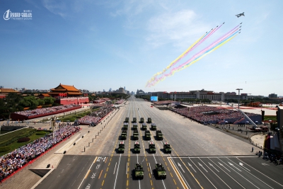 Общий вид, Парад Победы, Тяньаньмэнь