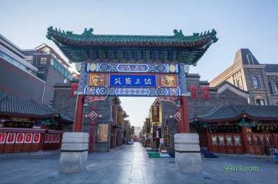 Ворота, Древняя улица, Тяньцзинь